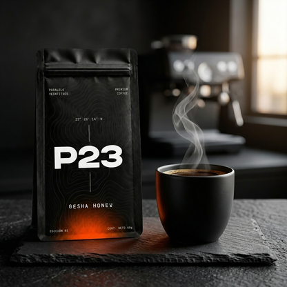 Gesha Honey Anaeróbico P23, café de especialidad de Panamá, 60 g en grano entero (imagen 2)