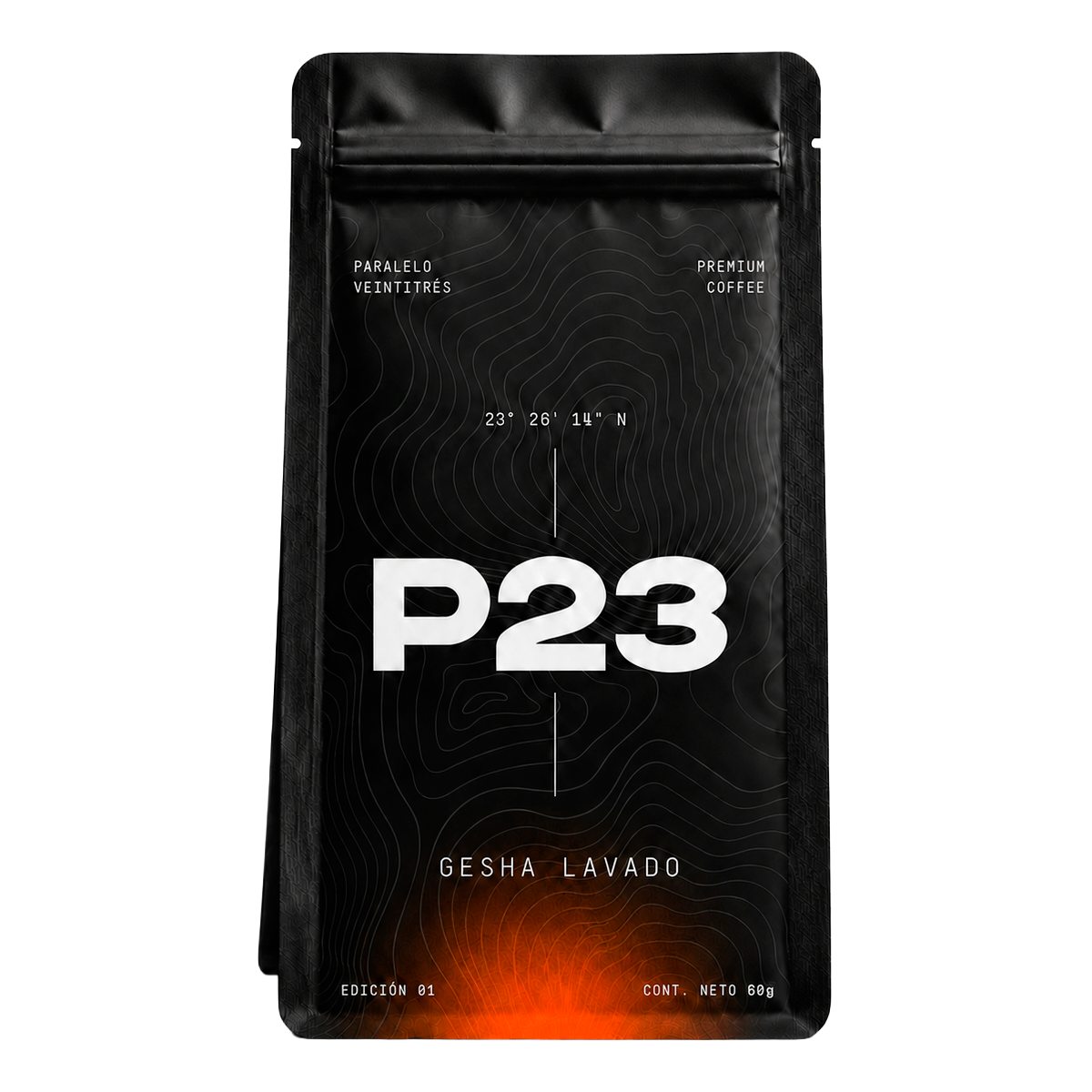 Gesha Lavado P23, café de especialidad de Panamá, 60 g en grano entero