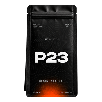 Gesha Natural P23, café de especialidad de Panamá, 60 g en grano entero