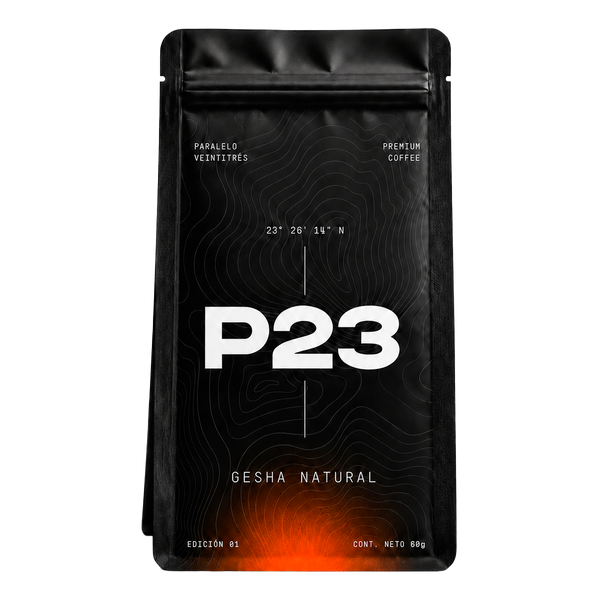 Gesha Natural P23, café de especialidad de Panamá, 60 g en grano entero