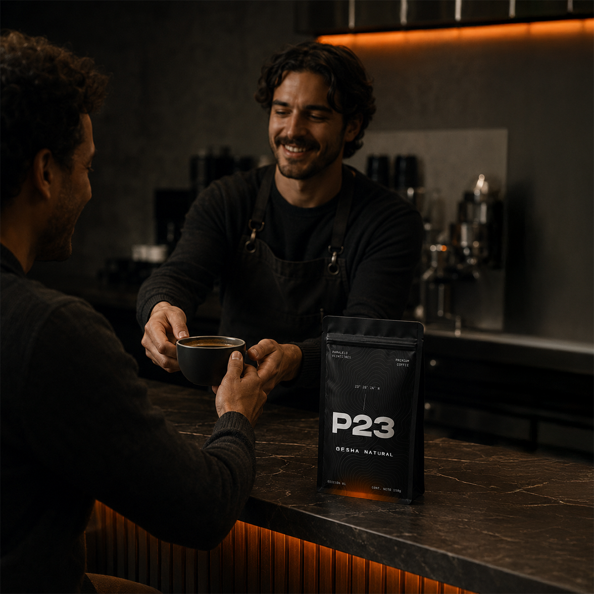 Gesha Natural P23, café de especialidad de Panamá, 60 g en grano entero (imagen 4)